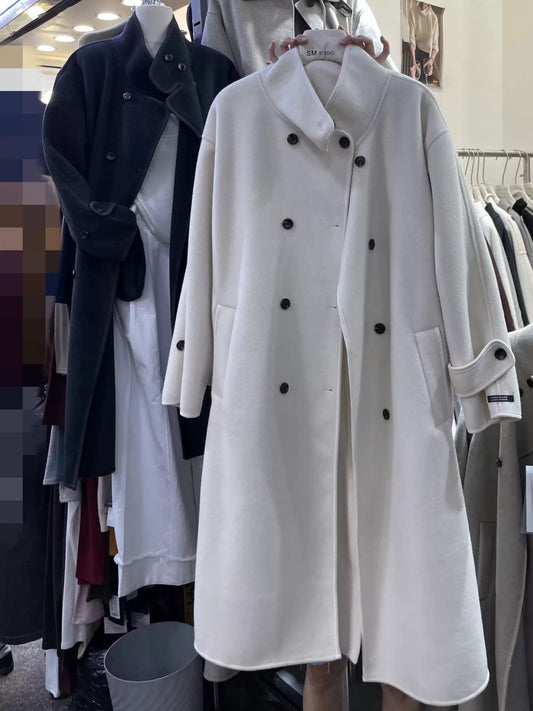 H1333 Cashmere Trench Coat
