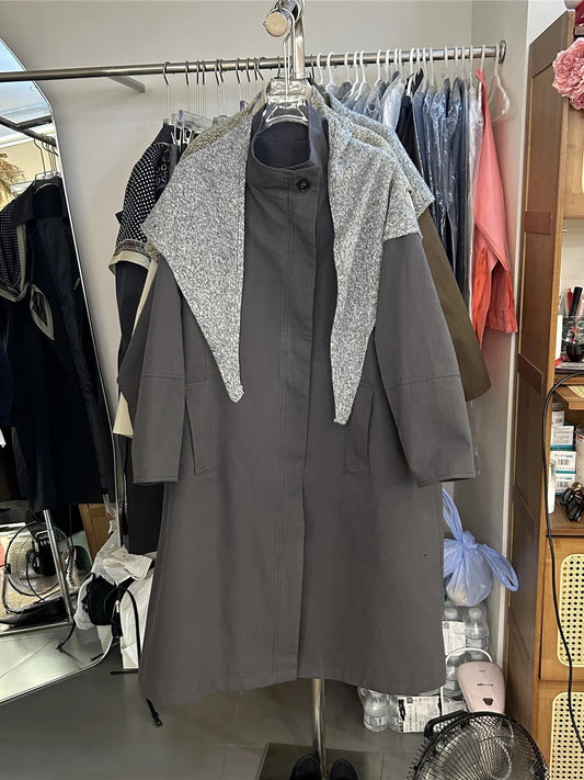 KH05-Cape trench coat