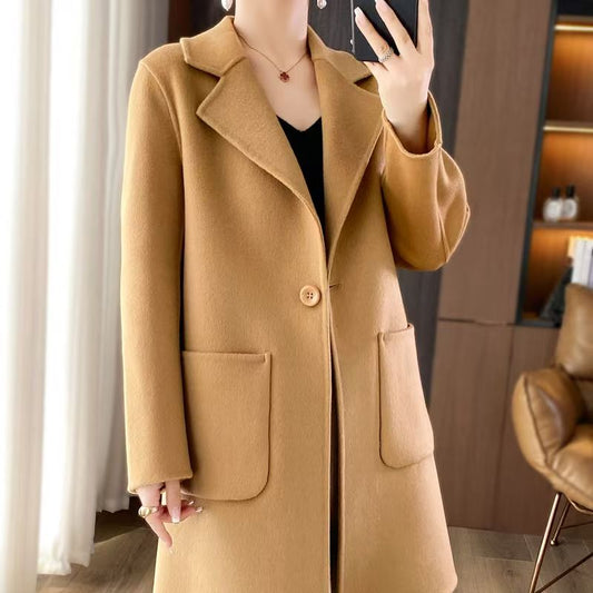 H1198 cashmere coat