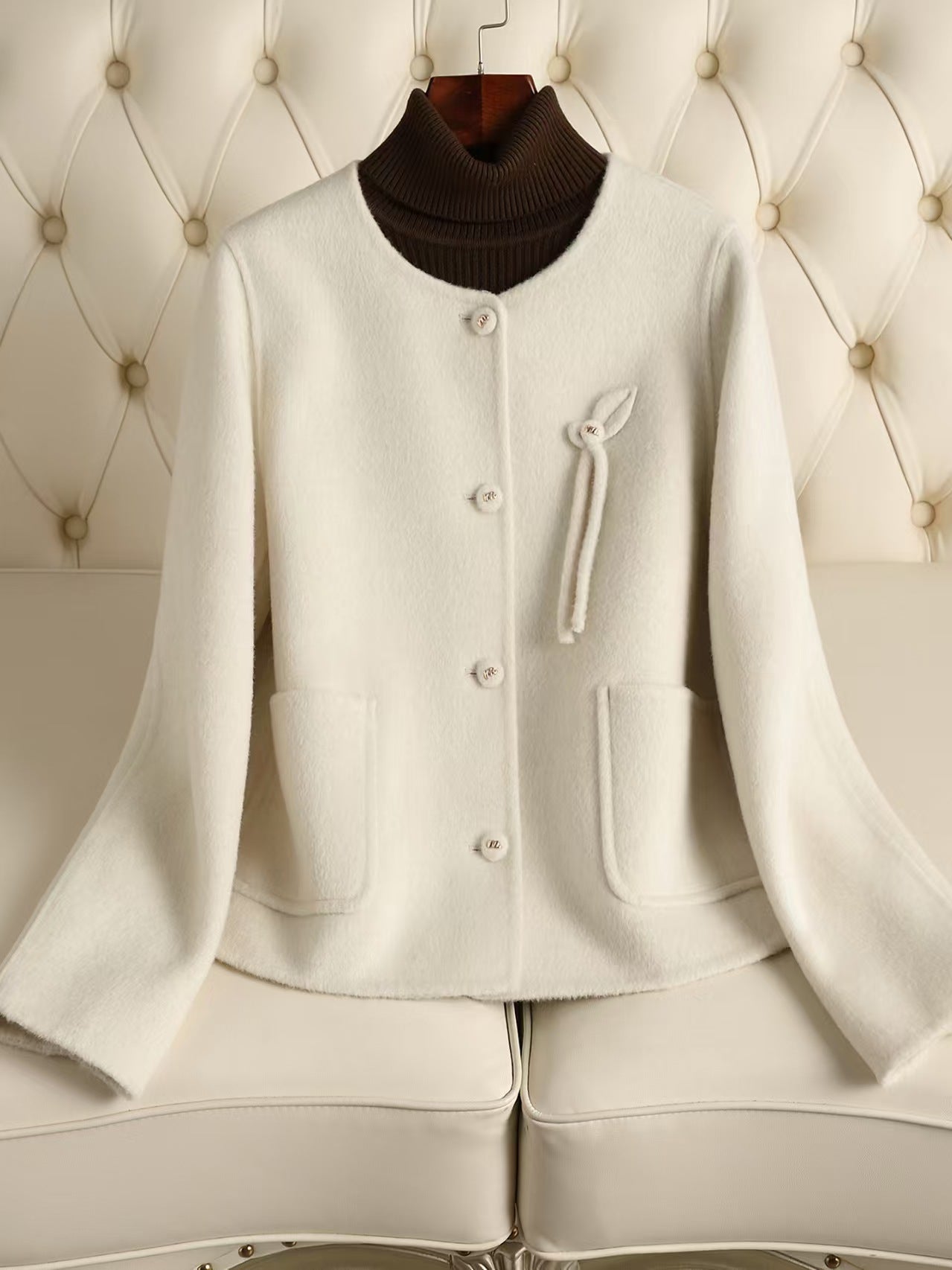 H1204 cashmere coat