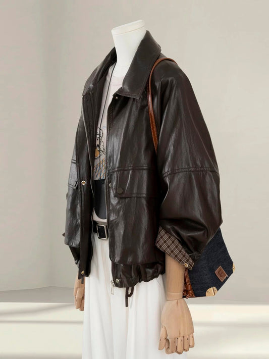 H1470 Women's Leather Jacket