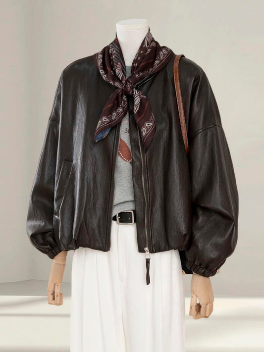 H1492 Women's Leather Jacket