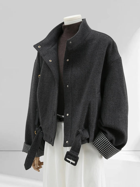H1666 Wool Short Jacket