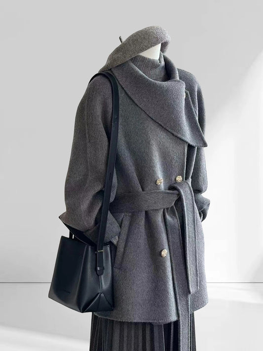 H1684 Women's Wool Coat