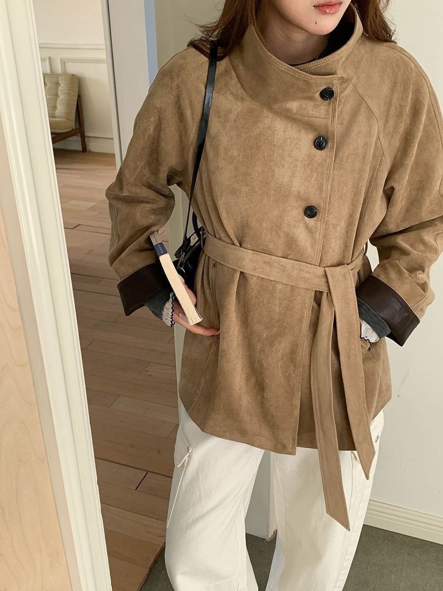 H2964 stylish trench coat
