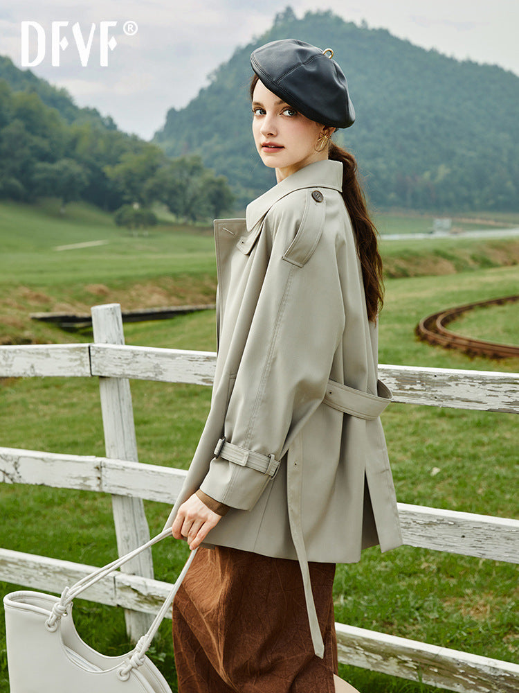 H2985 Women's trench coat