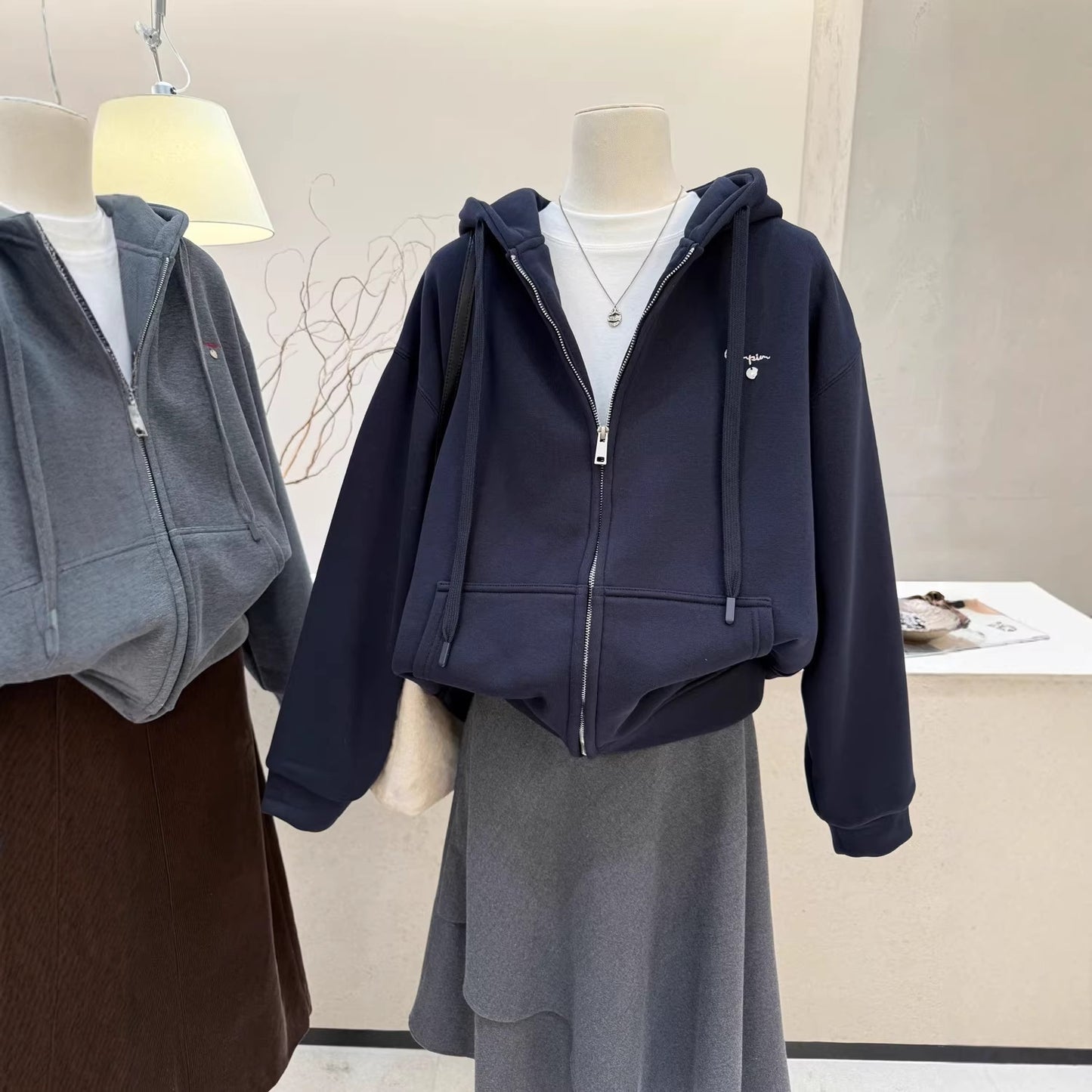 H3136 Casual trench coat
