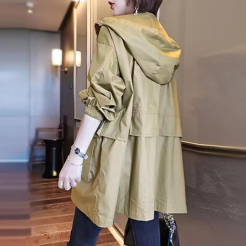 H3139 Casual trench coat