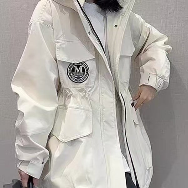 H3142 Casual trench coat