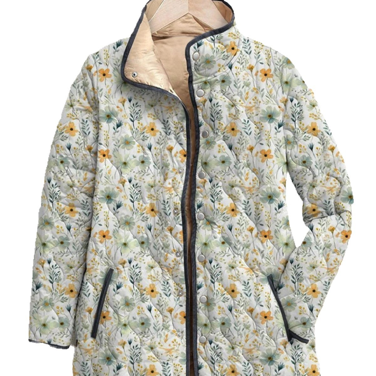 H3351 Warm cotton-padded coat