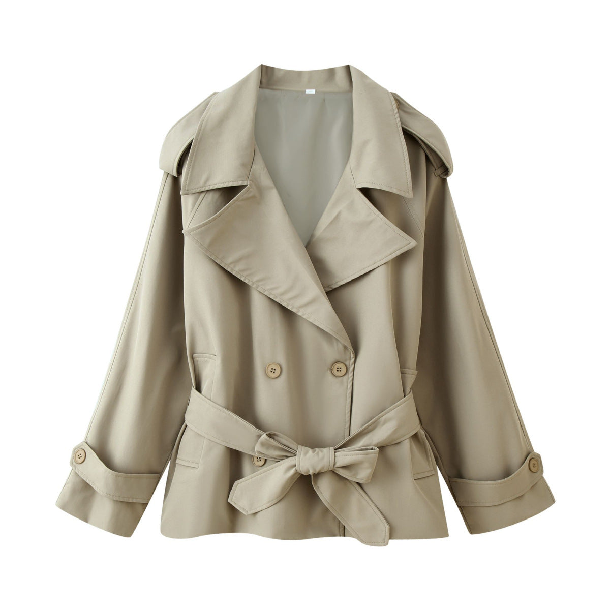 H3509 Suit collar trench coat