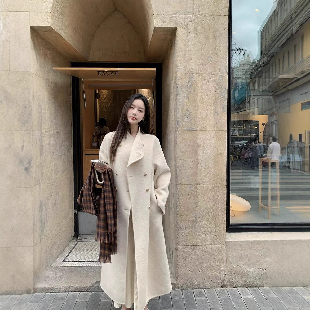 H3854 Women's cashmere coat