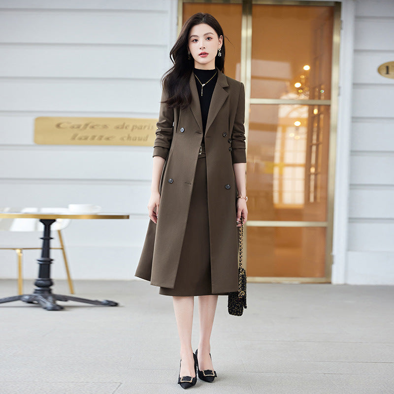 H3866 Women's cashmere coat
