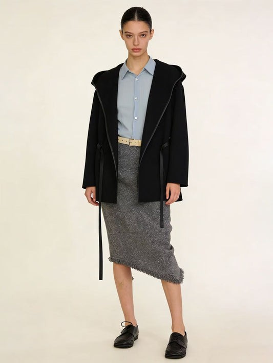 H3877 Women's cashmere coat