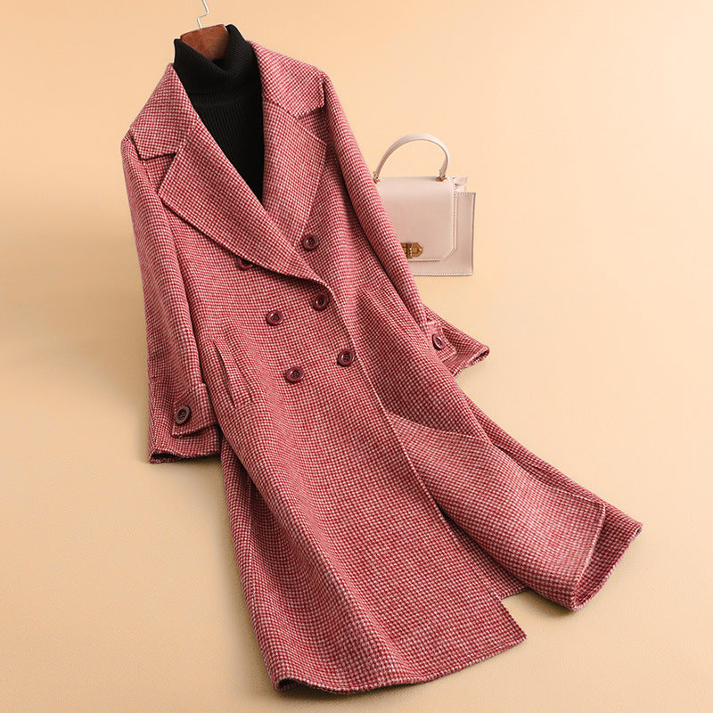 H3917 Women's cashmere coat