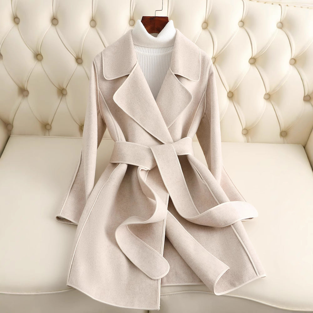 H3927 Women's cashmere coat