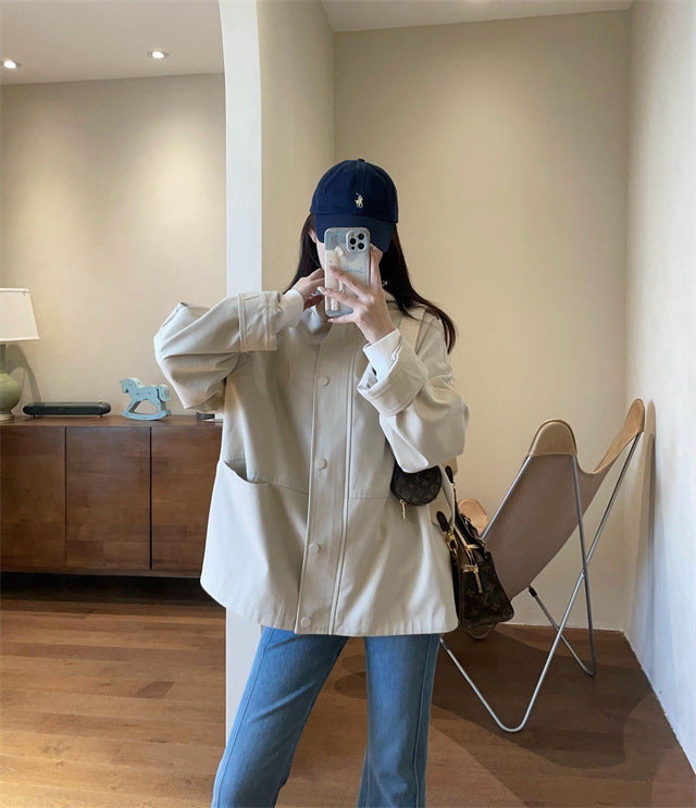 H3954 Women's trench coat