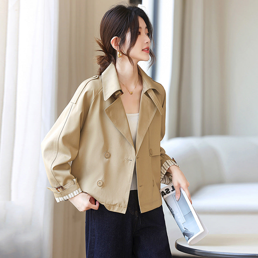 H3957 Women's trench coat