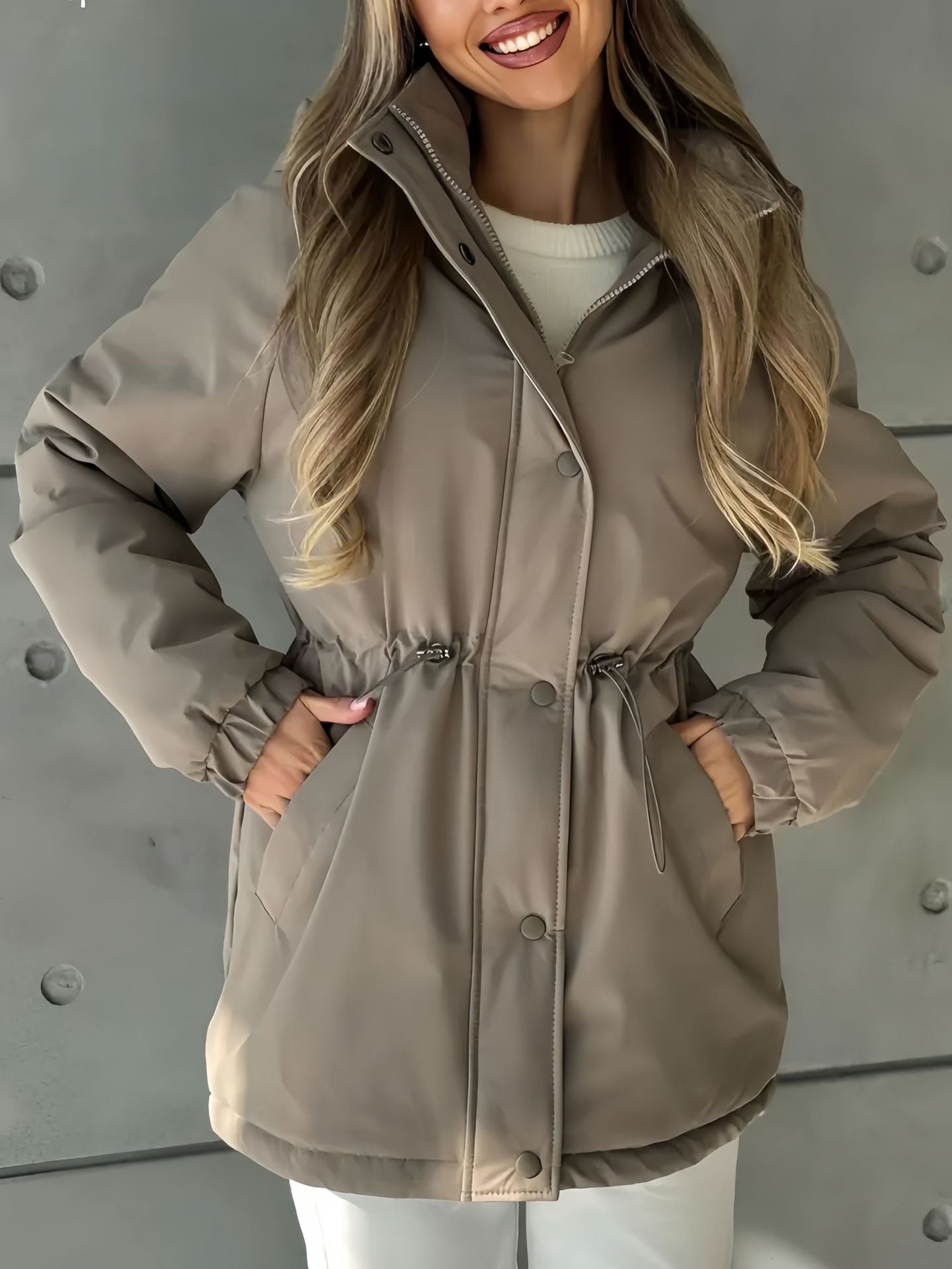 H4055 Women's trench coat