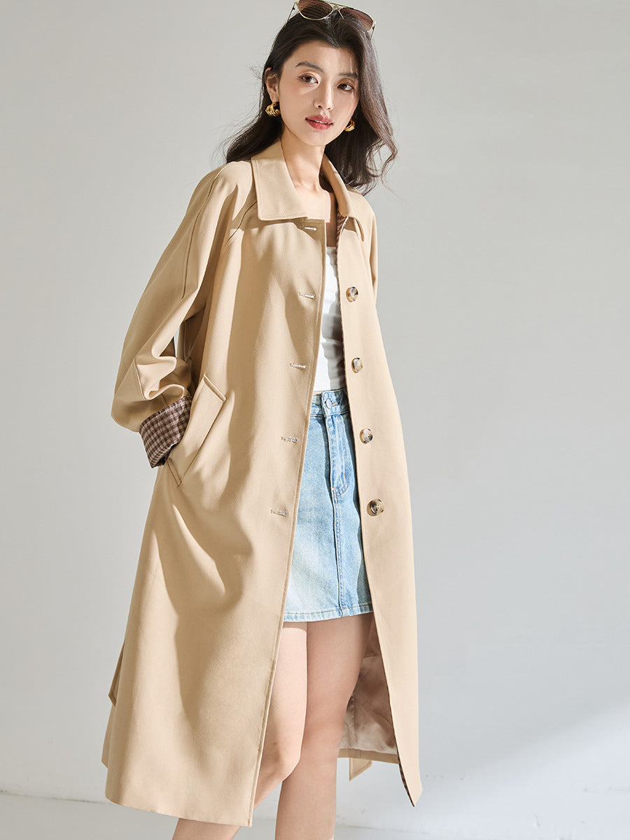 H4126 cashmere trench coat
