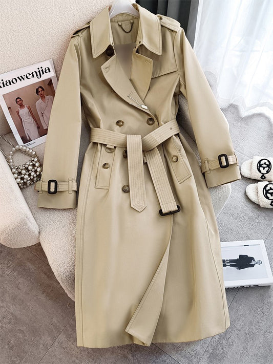 H4159 cashmere trench coat