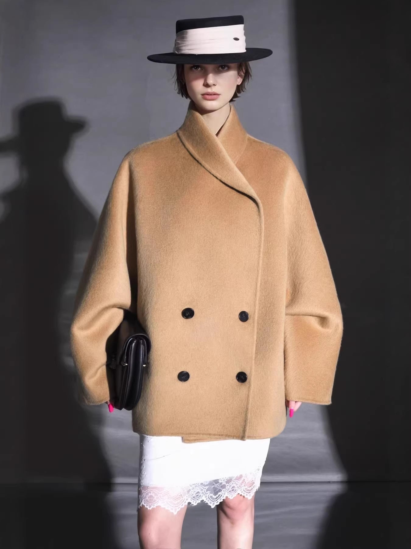 H4395 cashmere coat