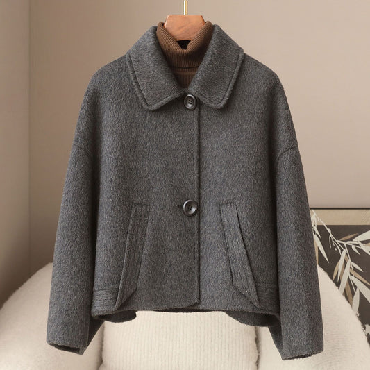 H4452 Women's cashmere coat