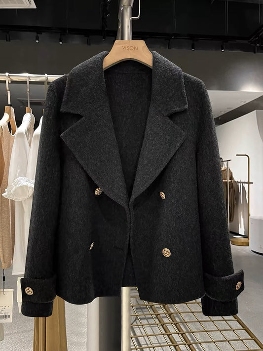 H4814 Women's cashmere coat