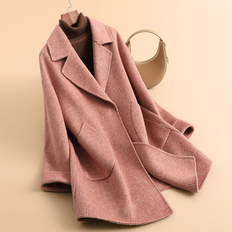 H4817 Women's cashmere coat