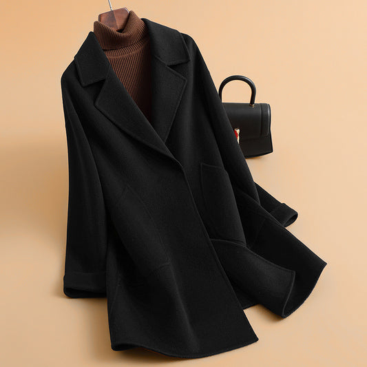 H4822 Women's cashmere coat