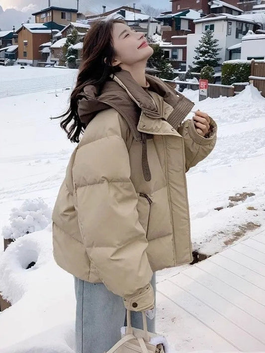 H4854 Women's down cotton jacket