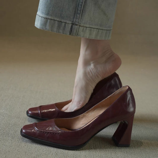 H6309 Women's calfskin shoes