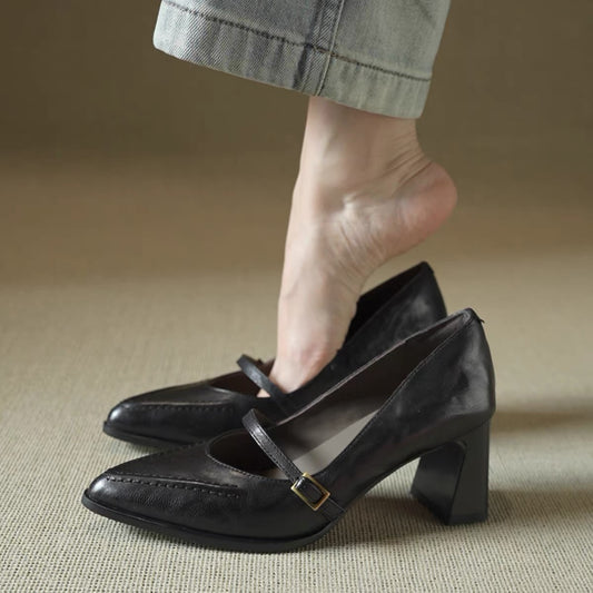 H6368 Women's calfskin shoes