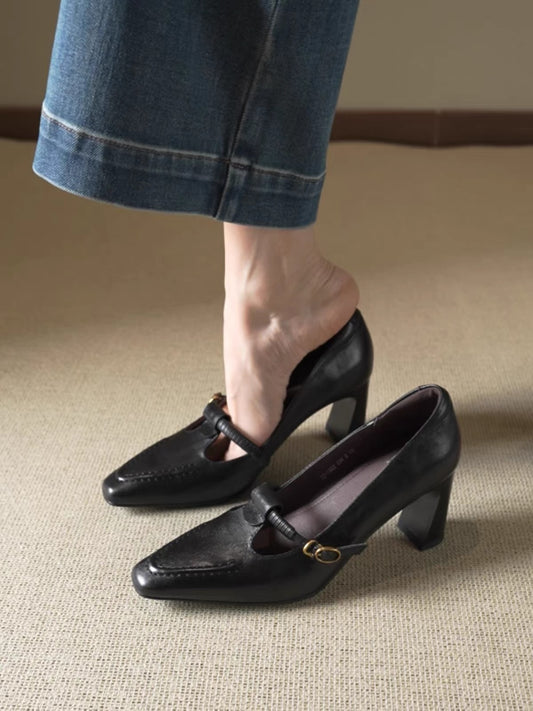 H6346 Women's calfskin shoes