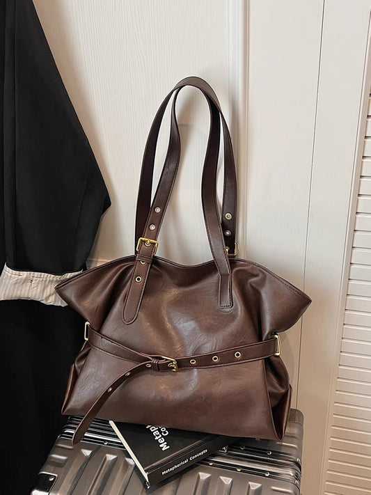 H6177 Women's leather handbag