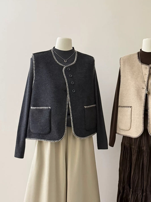 H1267 Women's Plush Vest