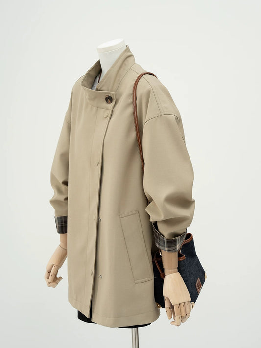 H1392 British Style Coat