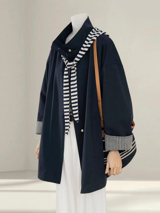 H1393 Casual Long Coat