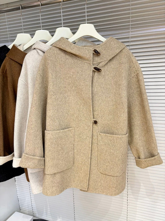 KH01-Women's woolen coat