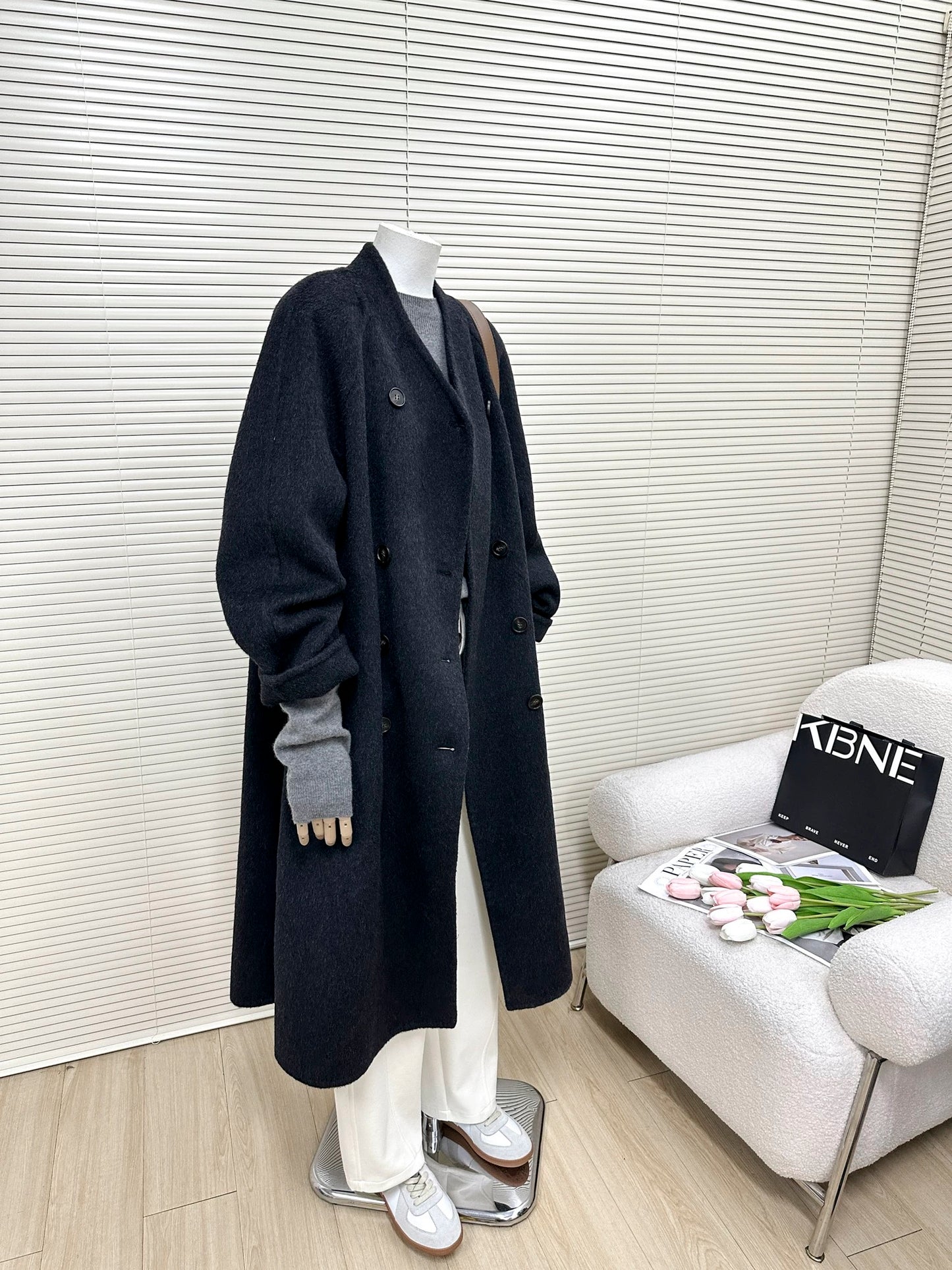 H1401 Women's Long Coat