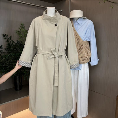 H1219 Casual Trench Coat