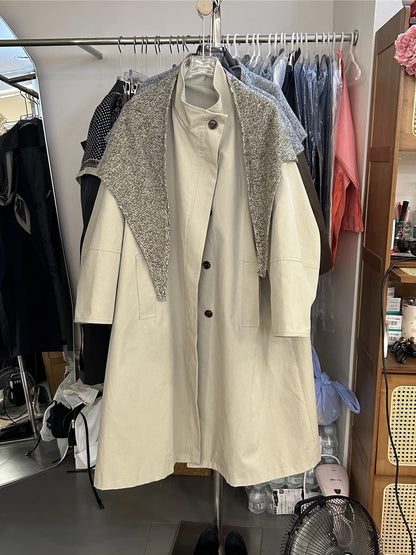 KH05-Cape trench coat