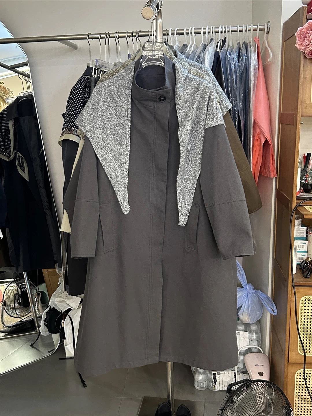 KH05-Cape trench coat