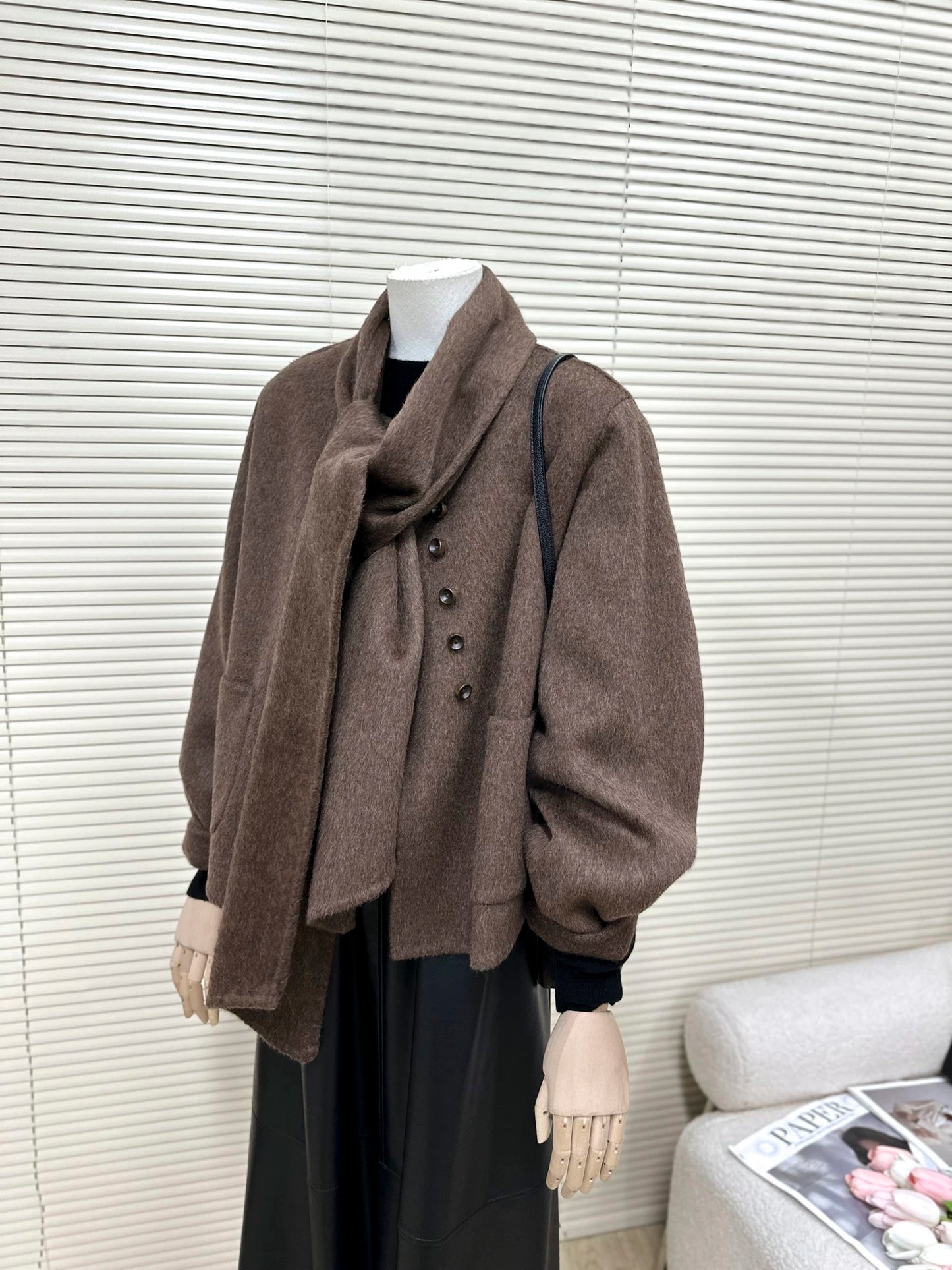 H1367 Wool Fleece Women's Coat