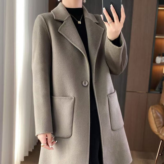 H1198 cashmere coat