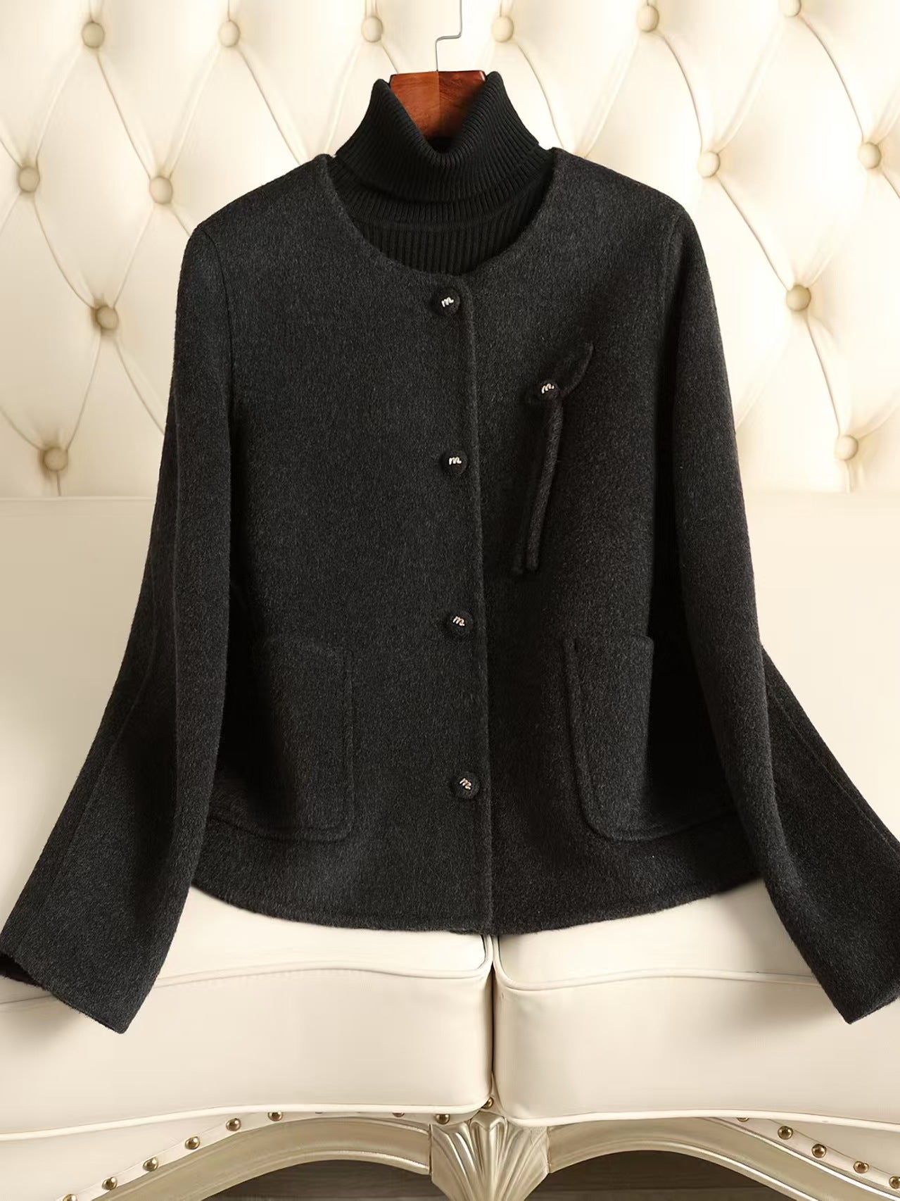 H1205 cashmere coat