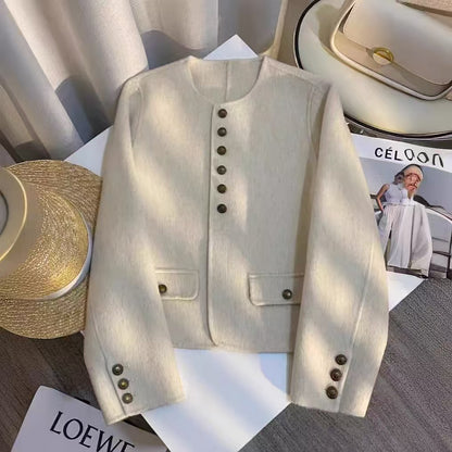 H1213 cashmere coat