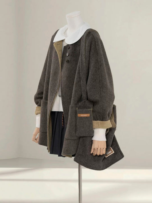 H1433 Plush Women's Coat