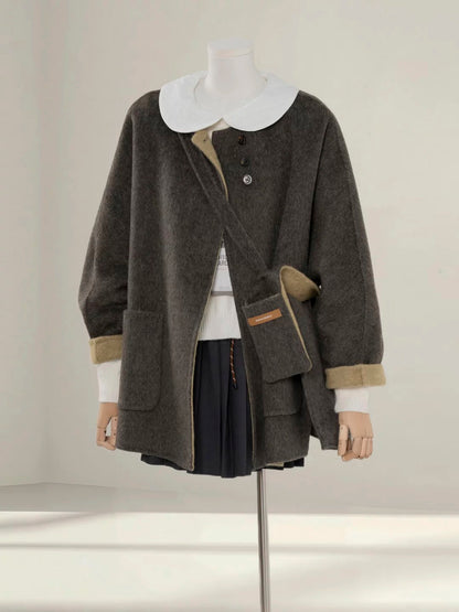 H1433 Plush Women's Coat