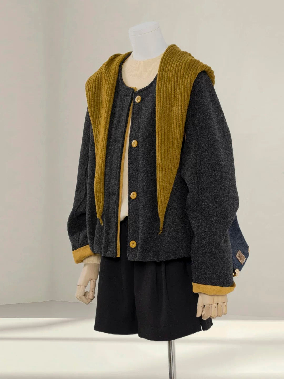 H1438 Wool Short Jacket